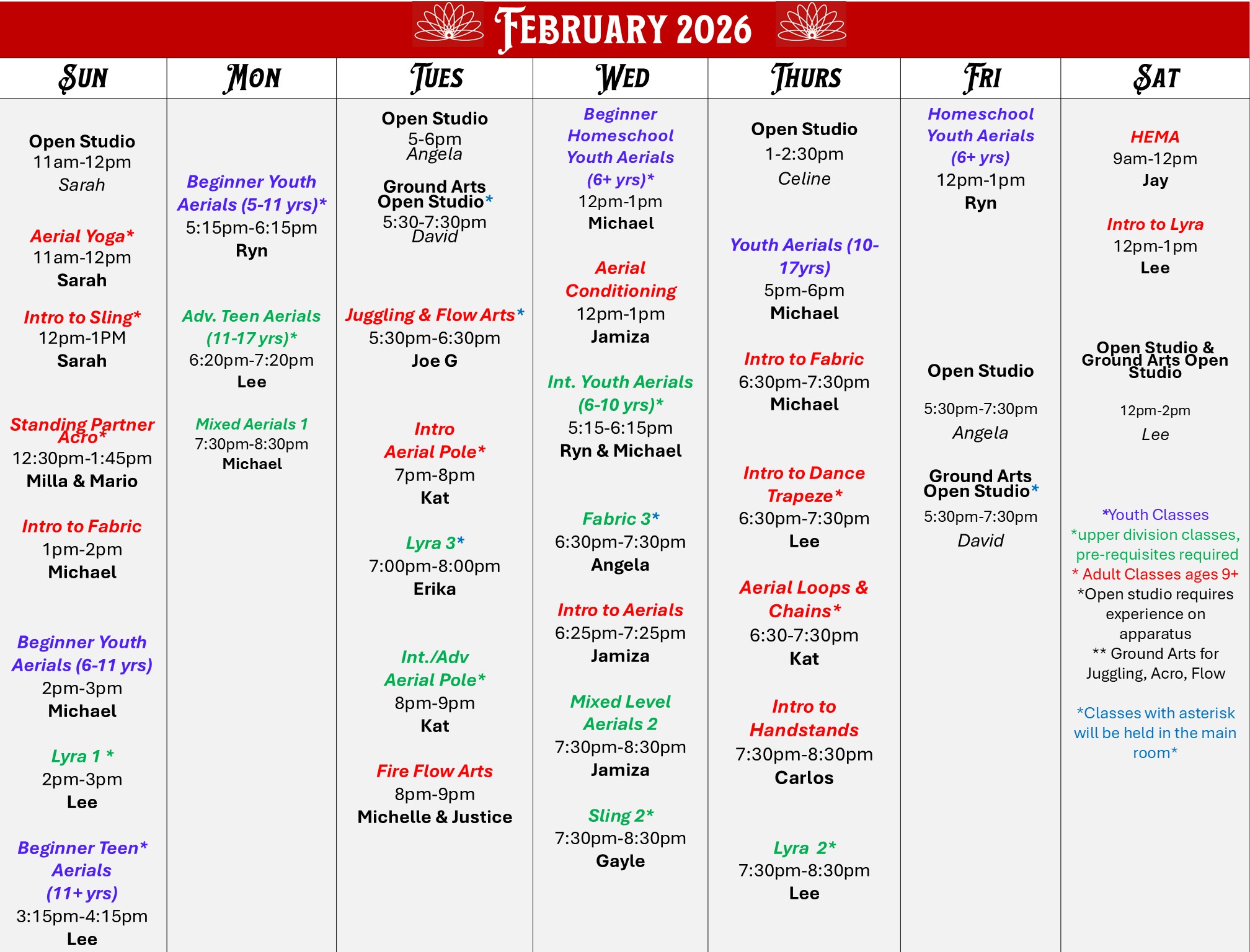 Feb 2026 Schedule FINAL